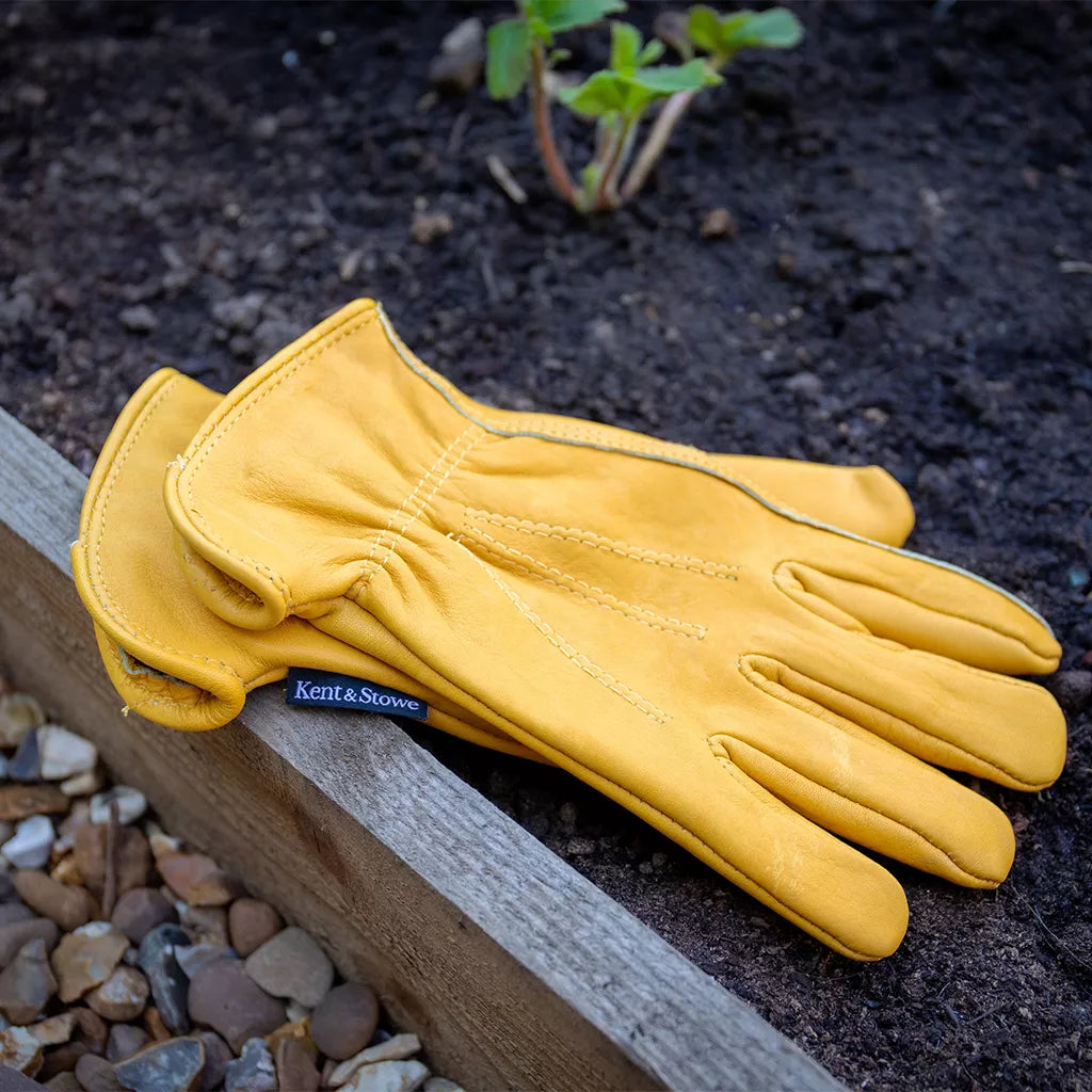 Kent & Stowe Herr trädgårdshandskar - Läder - M Kent & Stowe 