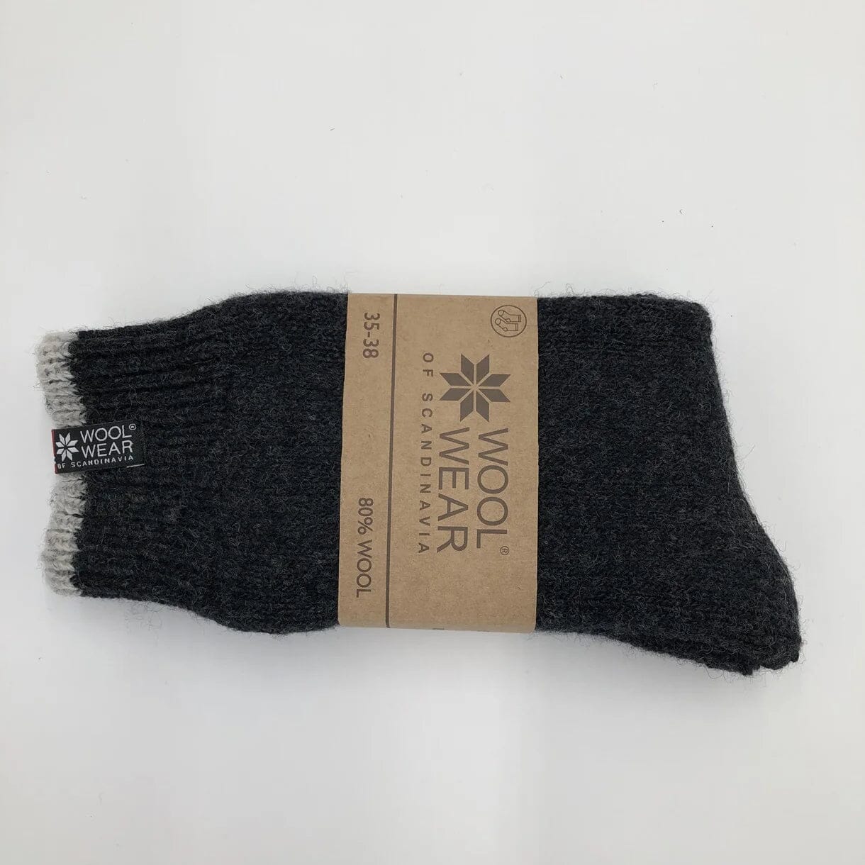 Wool Wear ullsockor 80% - ny ull - ESKIMO mörkt - 1par Apparel & Accessories Charm 