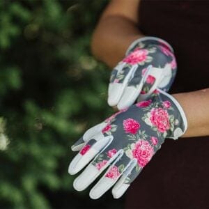 Kent & Stowe Dam trädgårdshandskar - Läder / grå - M Kent & Stowe 