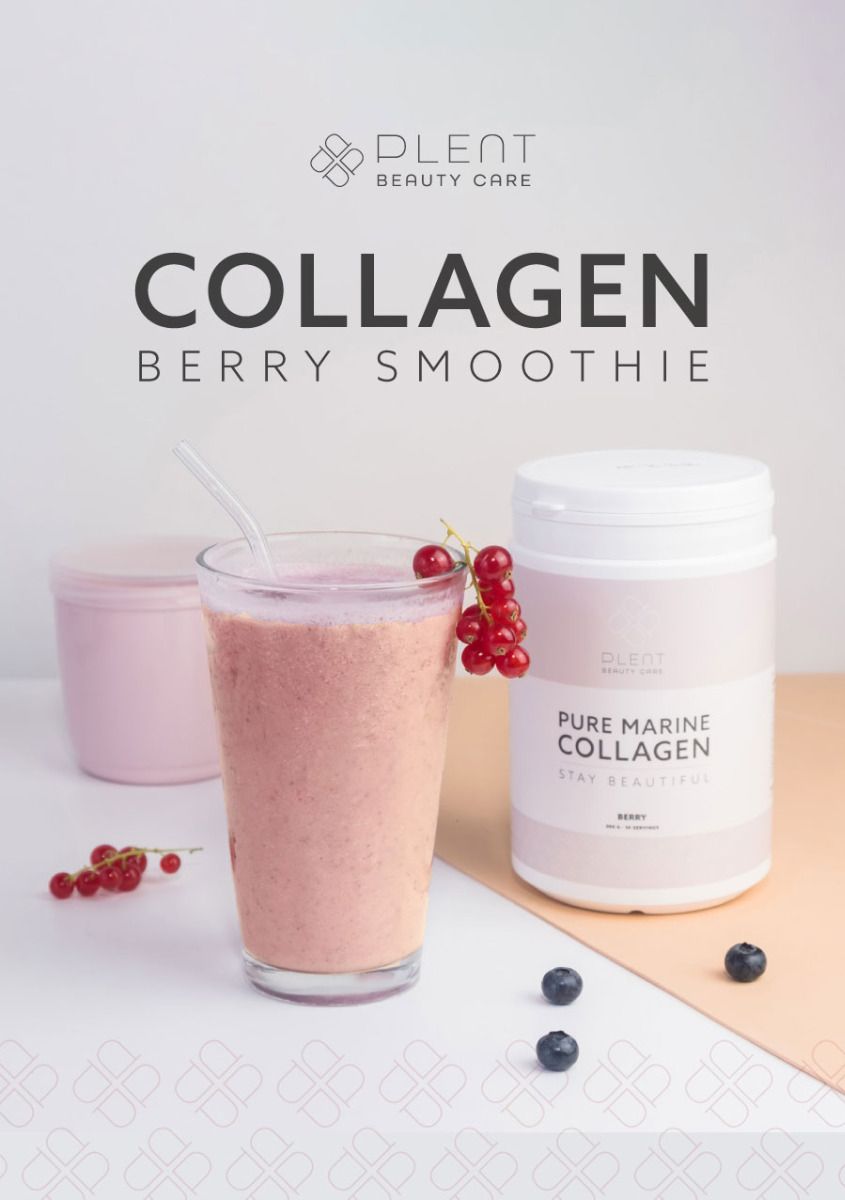 Plent Marine Collagen - Rosa hallon, 300g Plent 