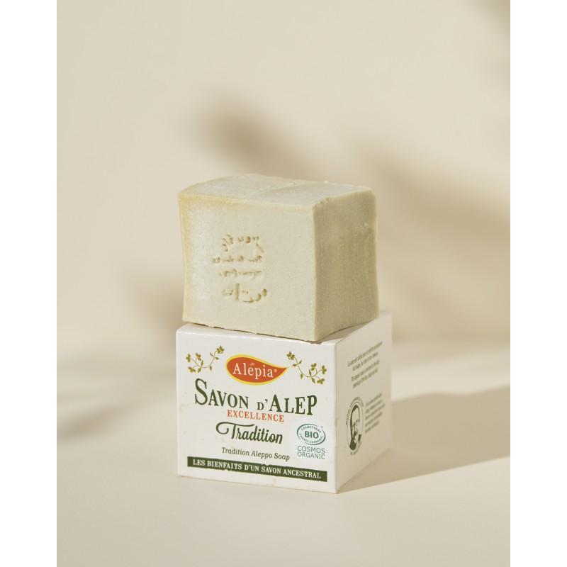 Alépia - Excellence Aleppo tvål - Ekologisk - 1% Lagerbärsolja - 190g Alépia 