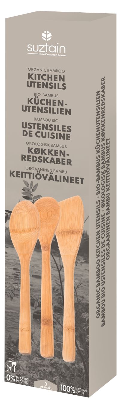 Suztain - Köksredskap - Ekologisk Bambu - 3 delar Suztain 