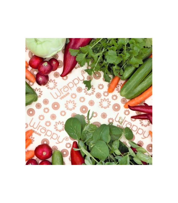 Wrappy - Vegan återvinningsbar livsmedelsförpackning - 2 st Wrappy 